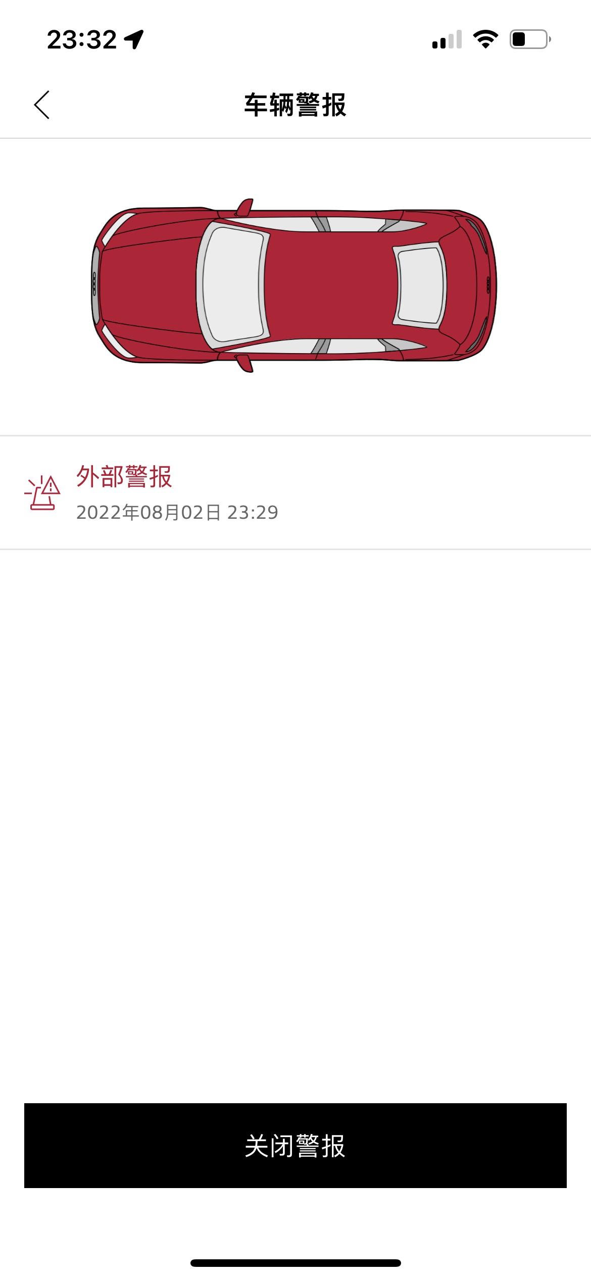 奥迪Q5L 锁车后 自己爆双闪响车 没有人碰车