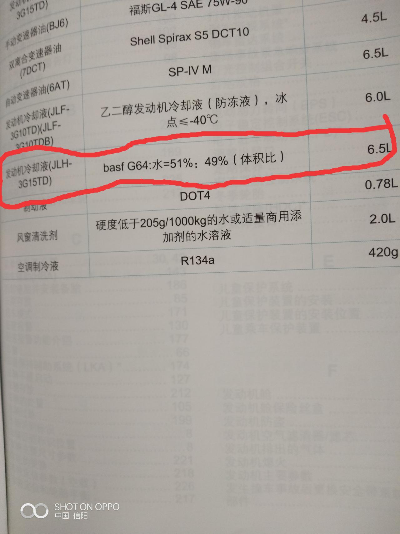 吉利缤越 2019款   260T   DCT骑士  国五的防冻液是哪个品牌的哪个型号？有知道的朋友吗？