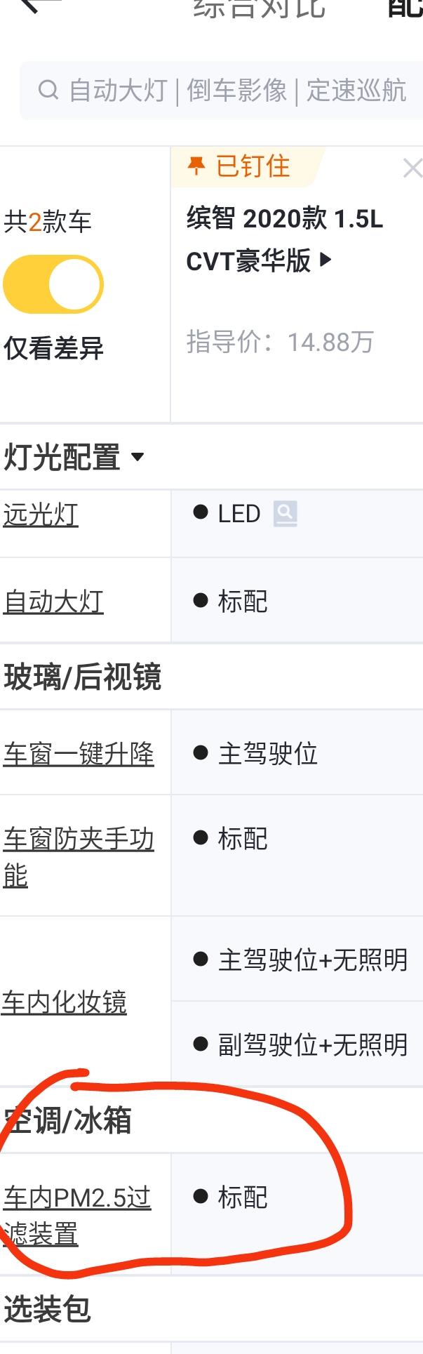 有谁哪位缤智车主知道车内PM2.5过滤装置在哪里？