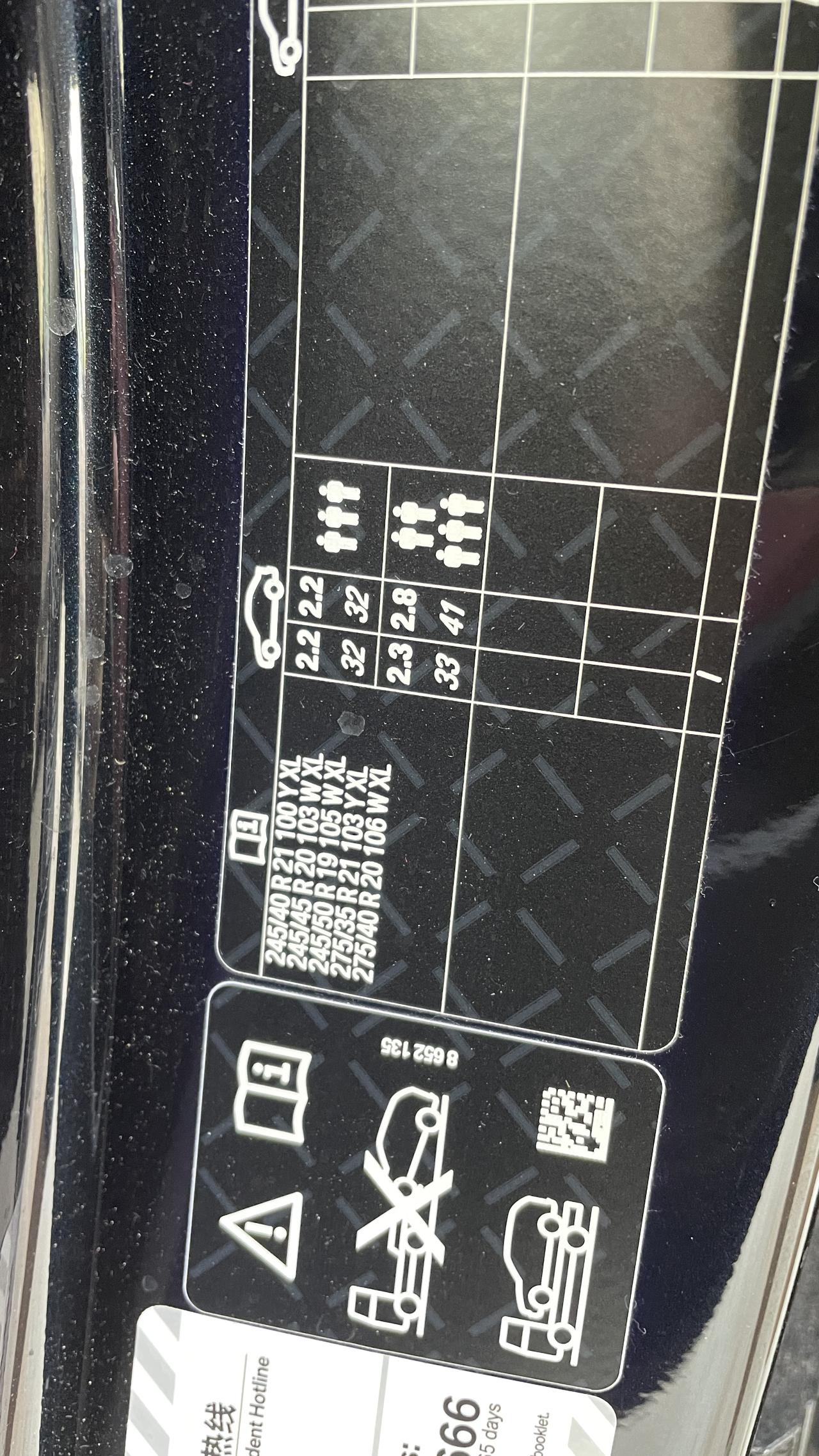宝马X3 兄弟们 你们轮胎的胎压多少   今天被轮胎被扎了。修好了一看 右边2.7 帕 左边 2.6帕 几个轮胎 胎压都