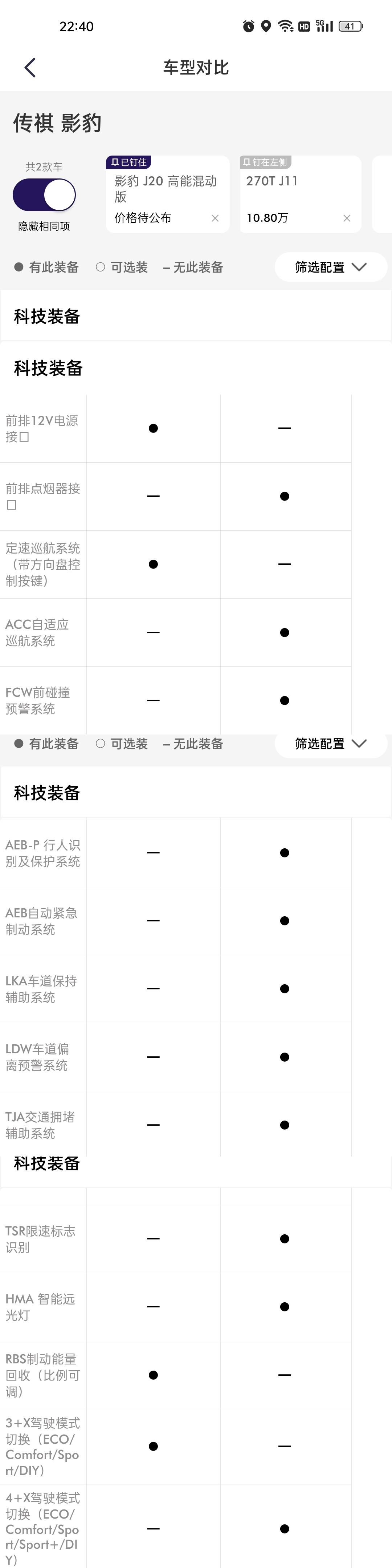 广汽传祺影豹 J11的混动版是不是还不如J11燃油版功能多？多一个电机比燃油版贵一两万