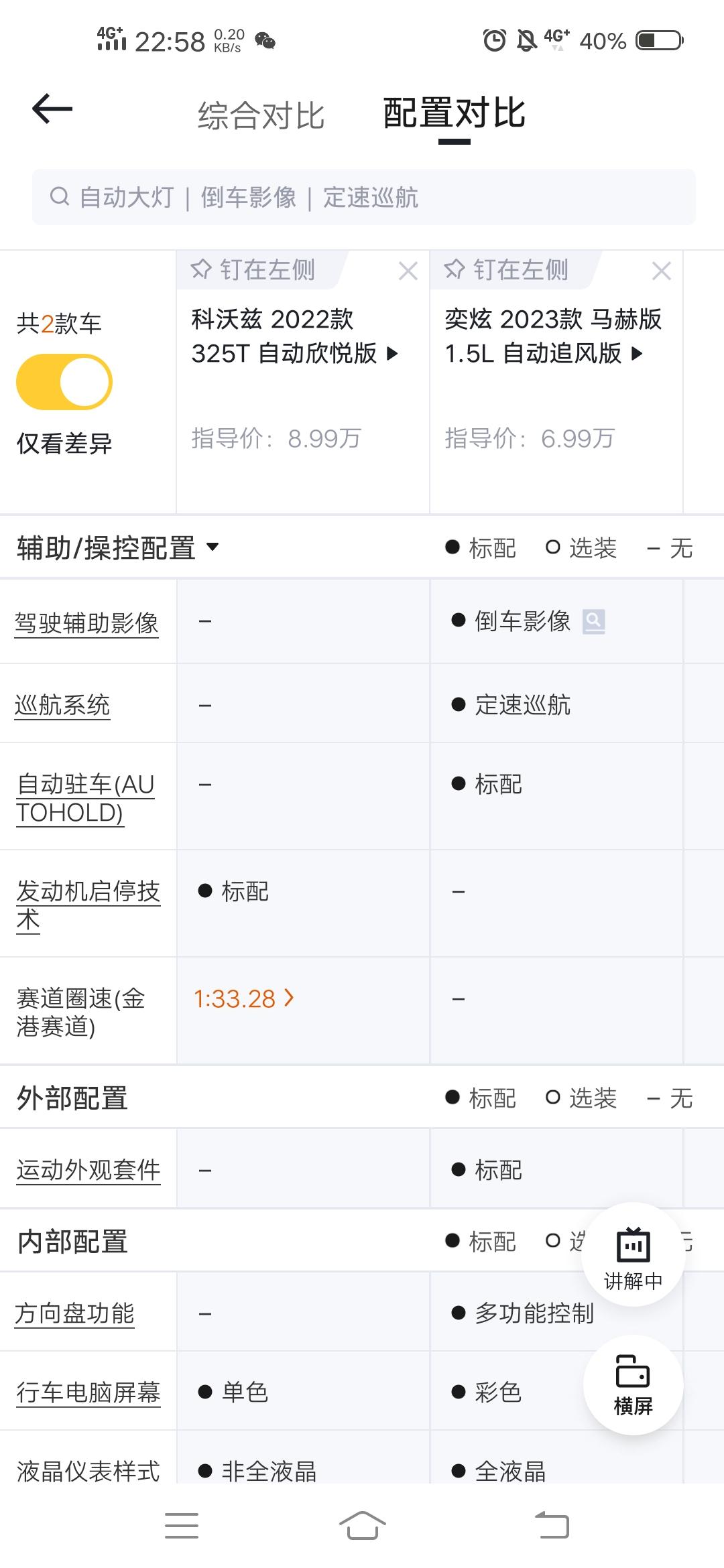 请问雪佛兰科沃兹1.0T三缸涡轮增压发动机＋通用第三代6AT变速箱，对比风神奕炫1.5L自然吸气发动机＋格德拉克6挡湿式