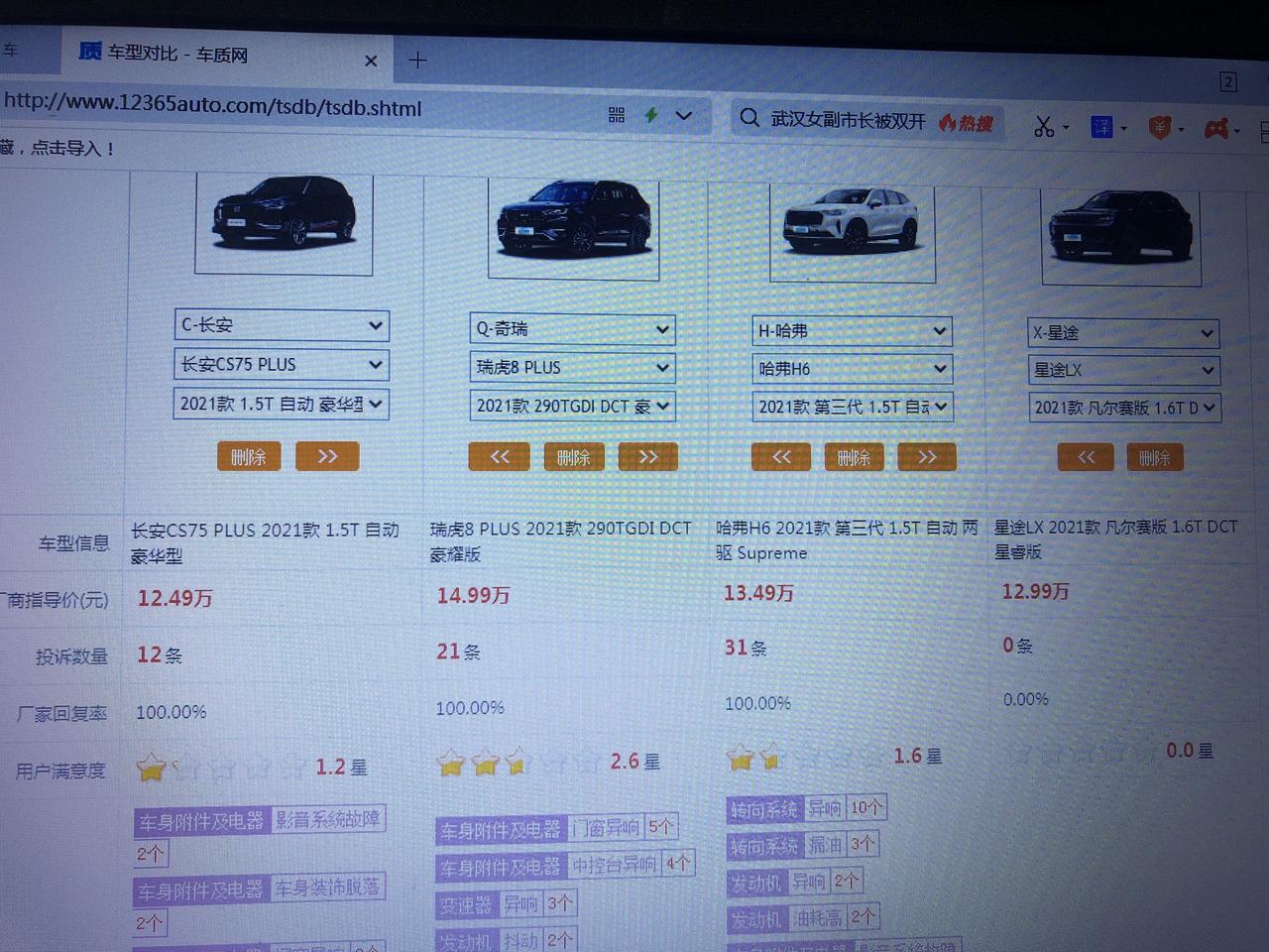 星途追风 星途lx 是已经停产了吗？  怎么一个投诉都没
