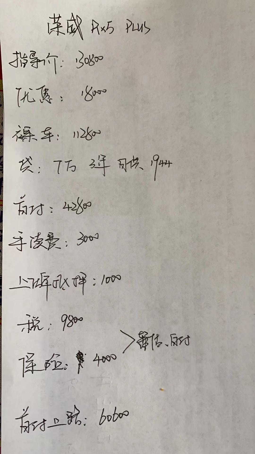 荣威RX5 大们神这价格还能谈下去一点么？    plus智臻版