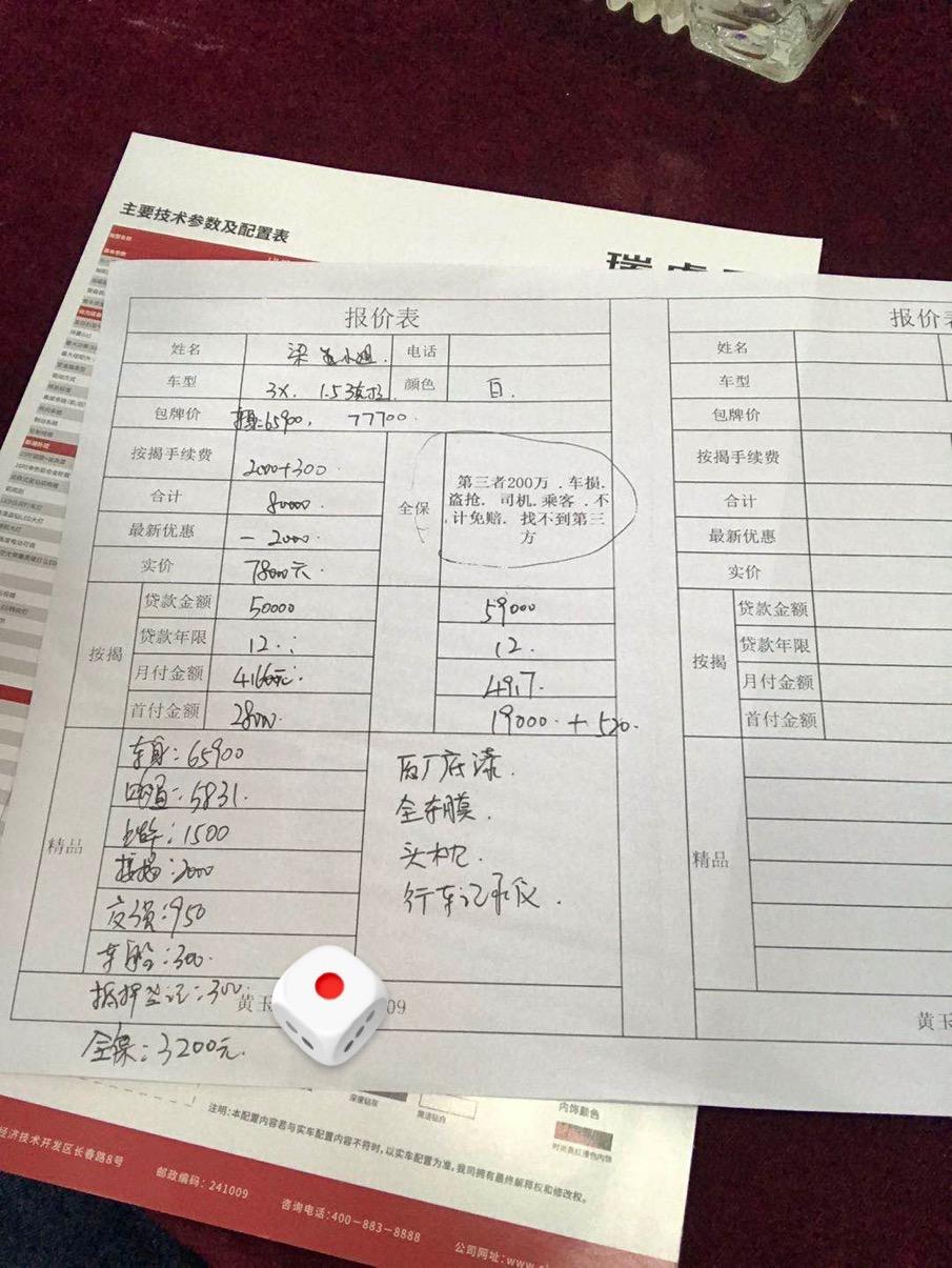 瑞虎3x 3克拉钻石对比大家，怎么这里报那么贵！