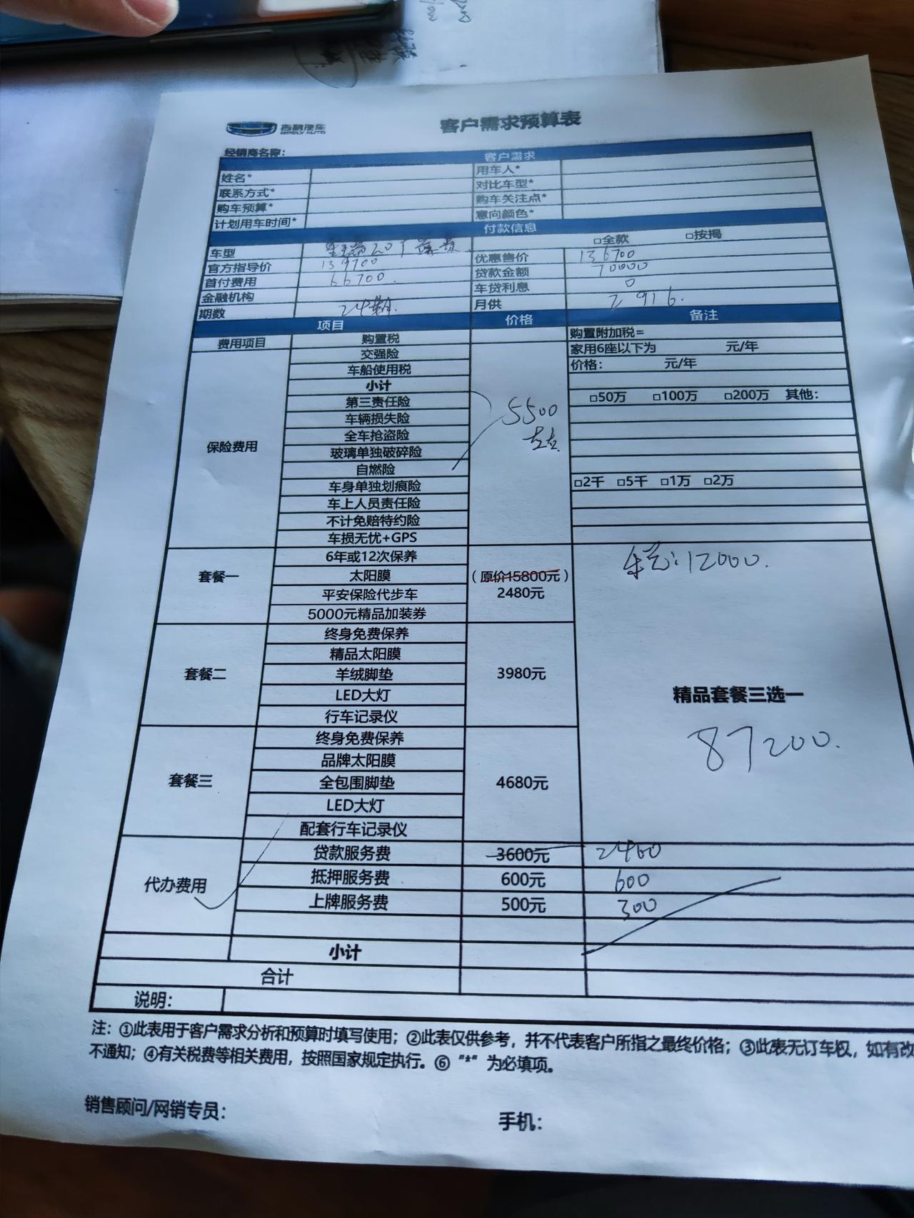 吉利星瑞 23款尊贵型免息报价落地15.7，销售说真心提可以再优惠4K，这个价是不是太高了