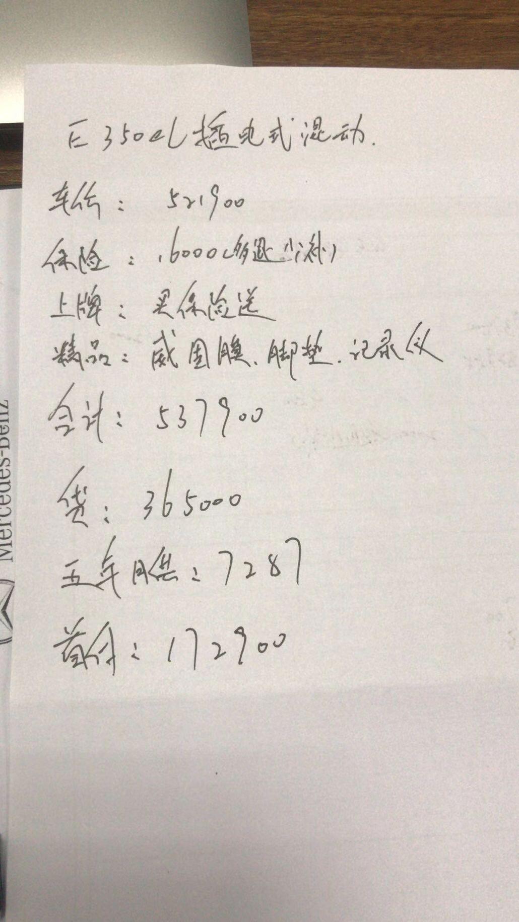 奔驰E级 坐标三亚 奔驰e350eL 油电混动的 经典立标 要等车2个月左右 各位车友们 划算吗？