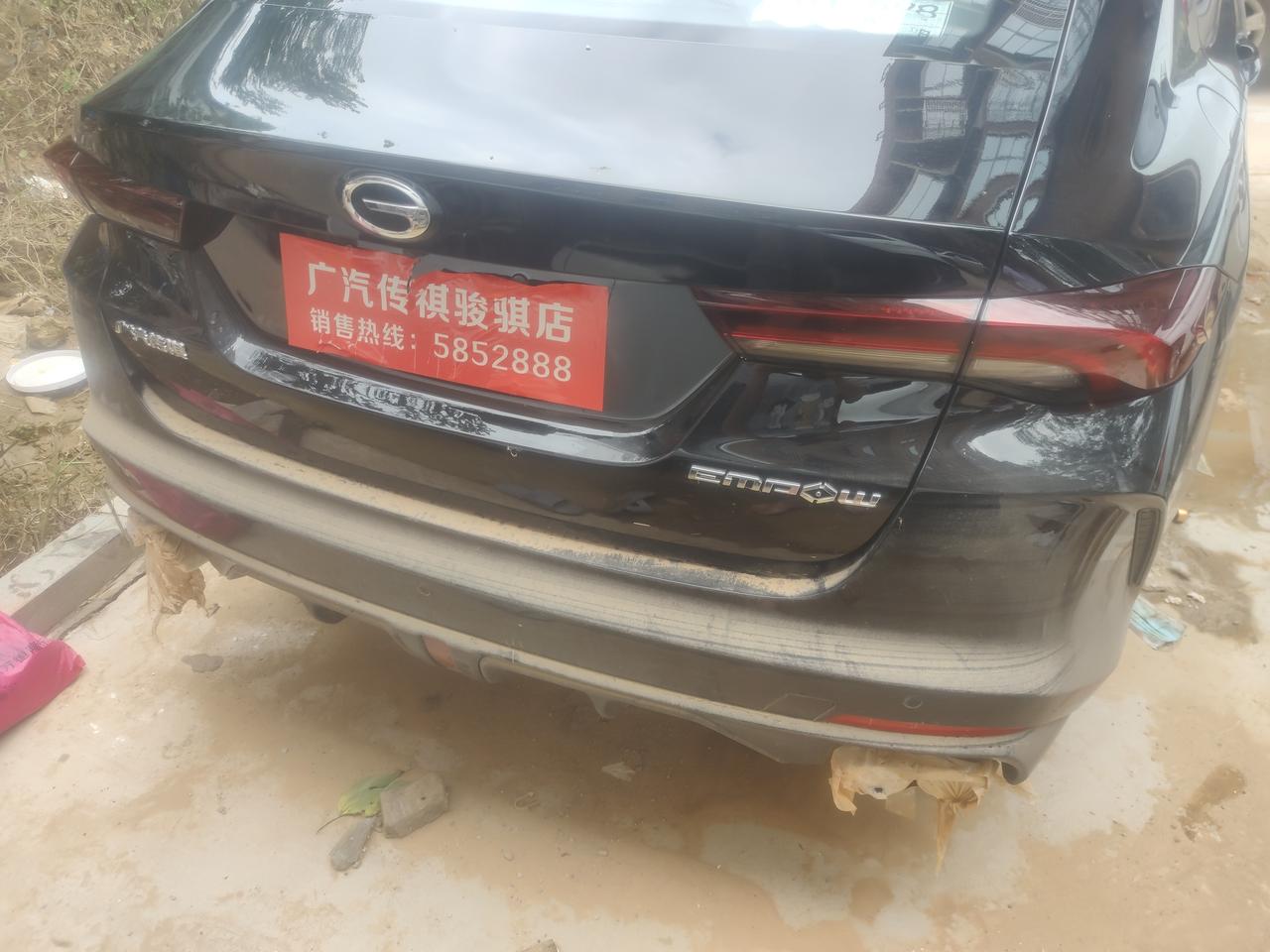 广汽传祺影豹 还没上牌就被淹了真倒霉保险