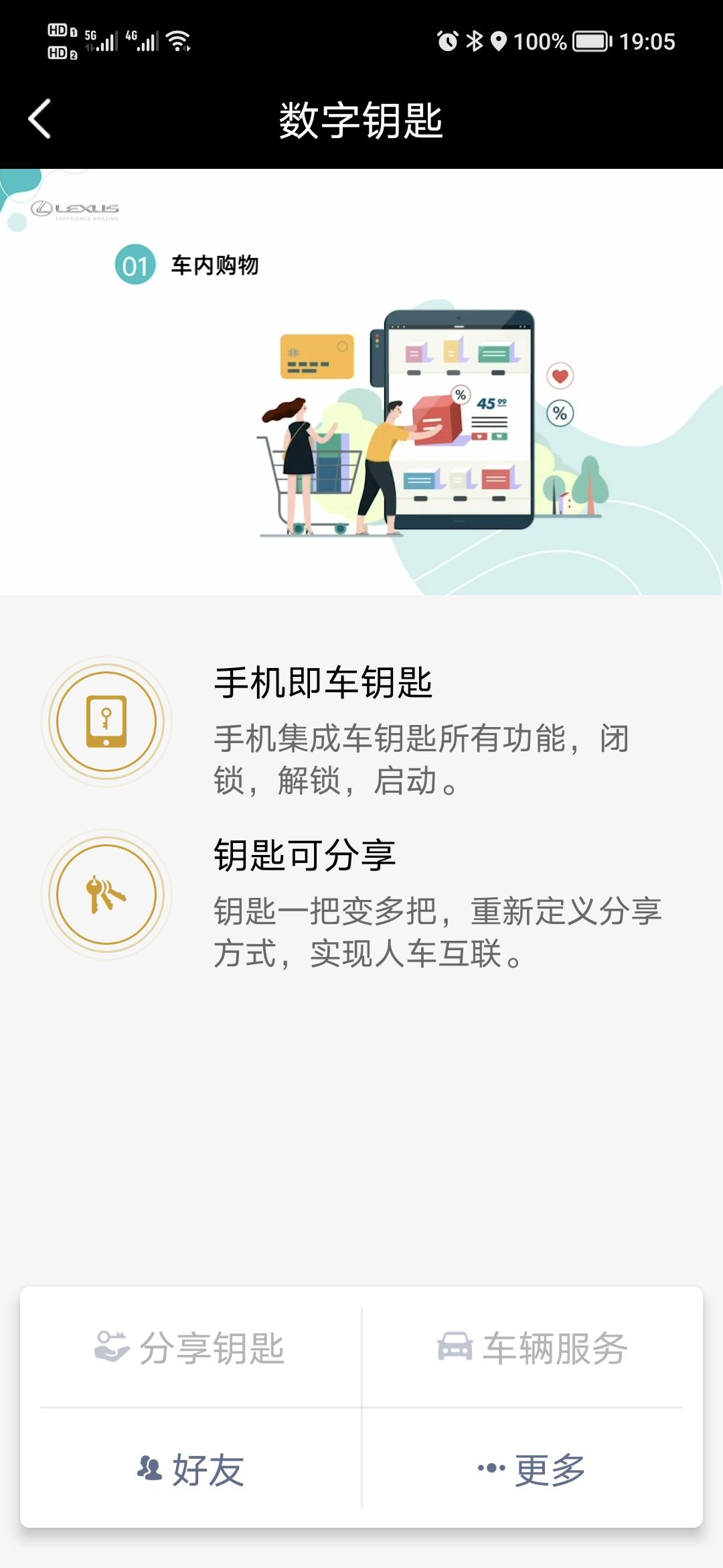 雷克萨斯ES 今天刚提的es200，数字钥匙怎么用不了？别的车一进去自己的信息就出来了，我的车进去没有车架号，也没有激活