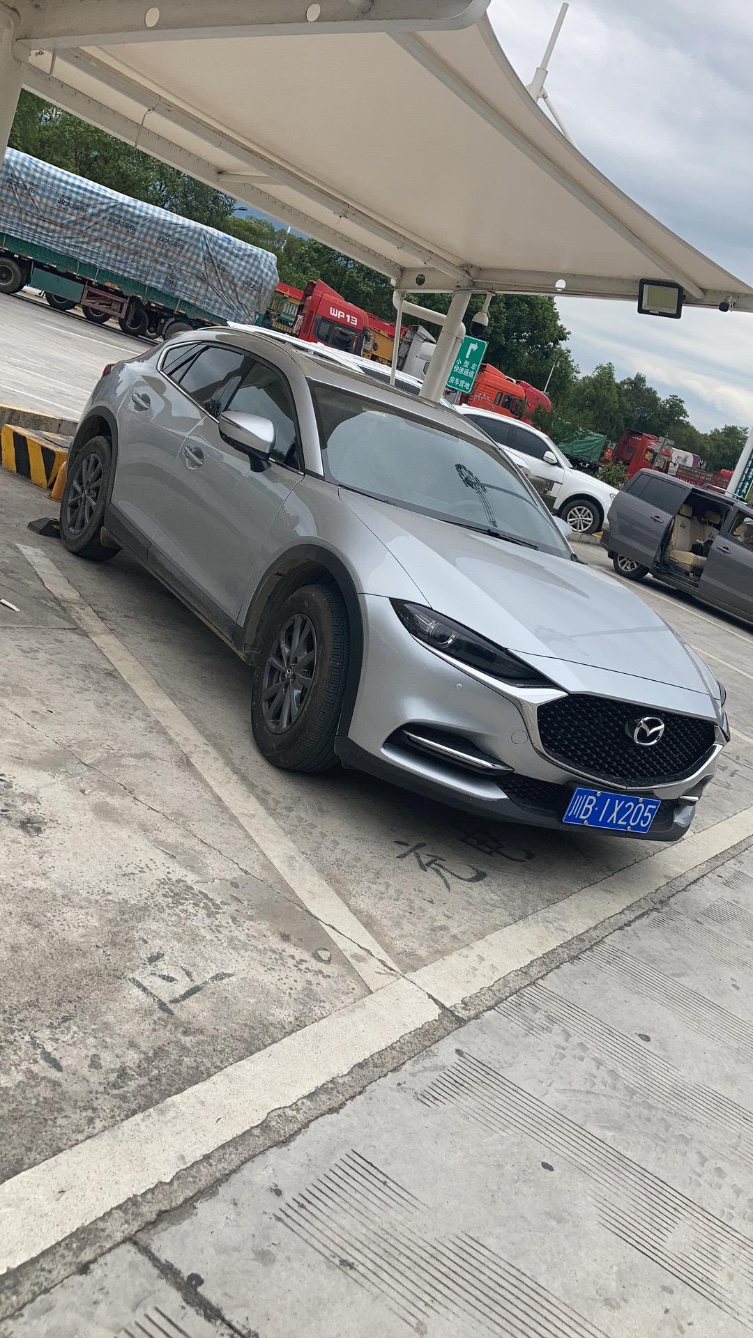马自达CX-4 21款2.0品味版本，车装石墩子了，然后头栽沟里卡住了，拖出来全部换了原车件，变速箱发动机大梁没动，修复