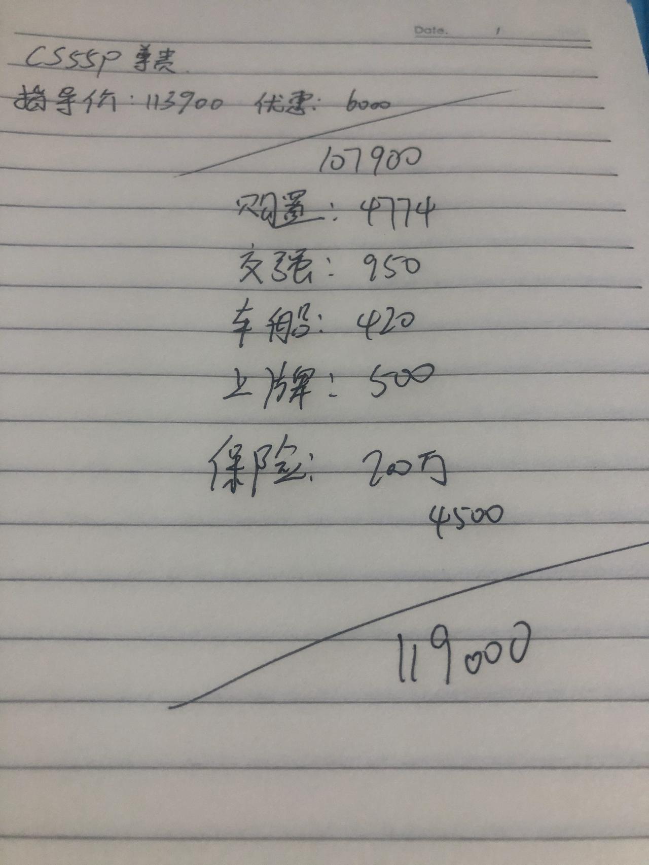 长安CS55 PLUS cs55p二代尊贵   兄弟们这个价格合适吗  浙江地区价格很坚挺  怎么砍价   有没有宁波提
