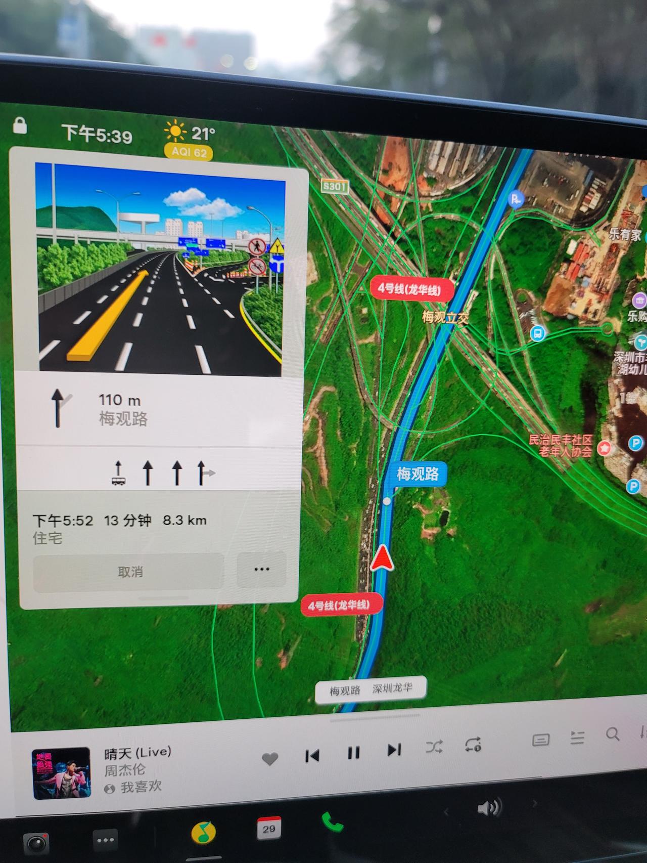 特斯拉Model 3 深圳绿化面积全国第一
