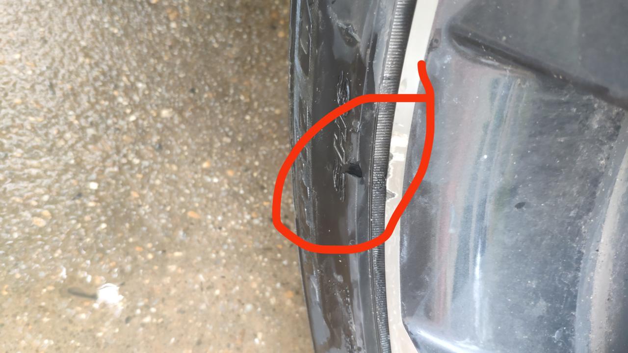 现代伊兰特 轮胎被蹭破了，换一条轮胎要多少钱