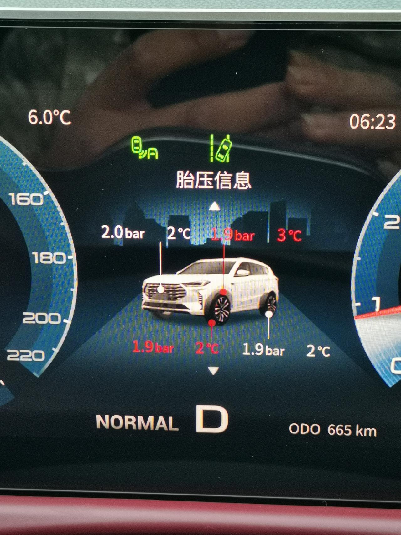 捷途X70 PLUS 车友们这是什么情况，早上打火启动就显示什么轮胎温度报警
