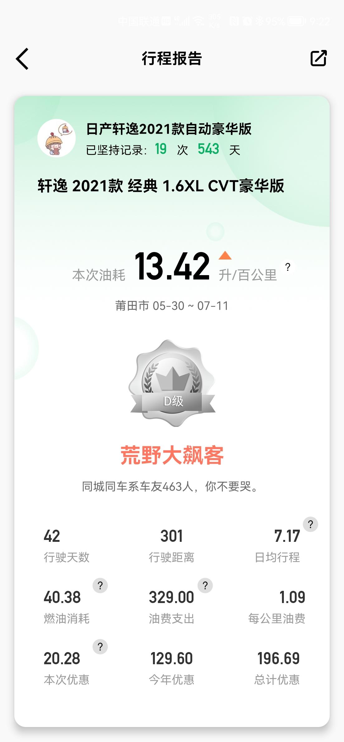 2021年1月底提车 21款轩逸自动豪华版  包含保险什么的 差不多12万多   目前就开过一次高速50公里， 其它一直