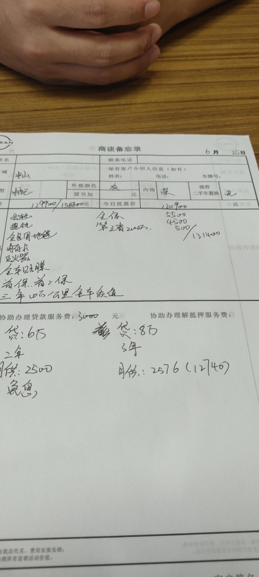 各位大佬能不能给我看看轩逸悦享版我该怎么样砍价然后要他送什么东西合适