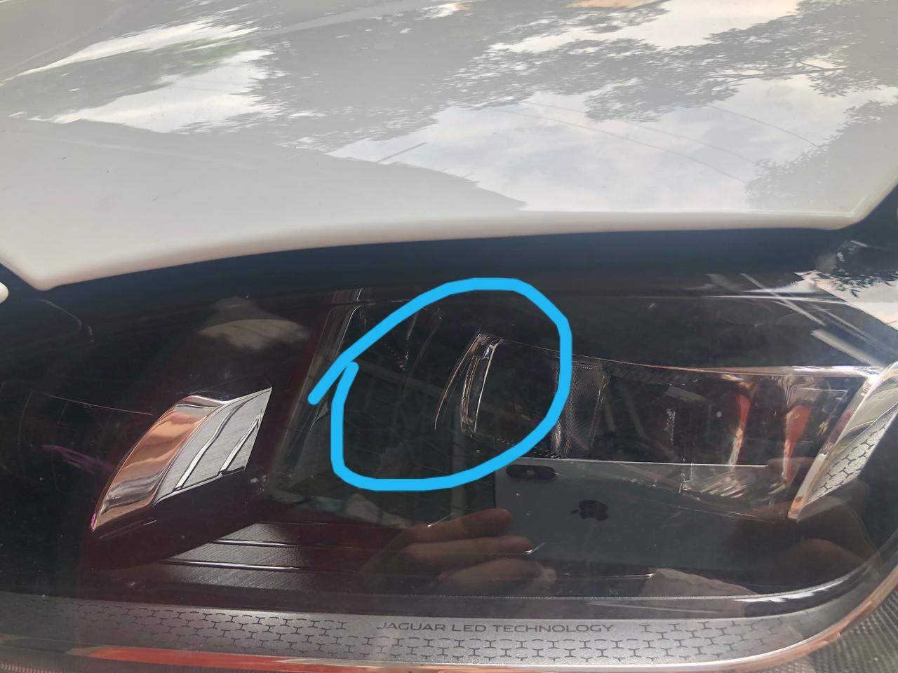 捷豹XEL 车友们，你们的大灯也有这个情况吗，是啥呀
