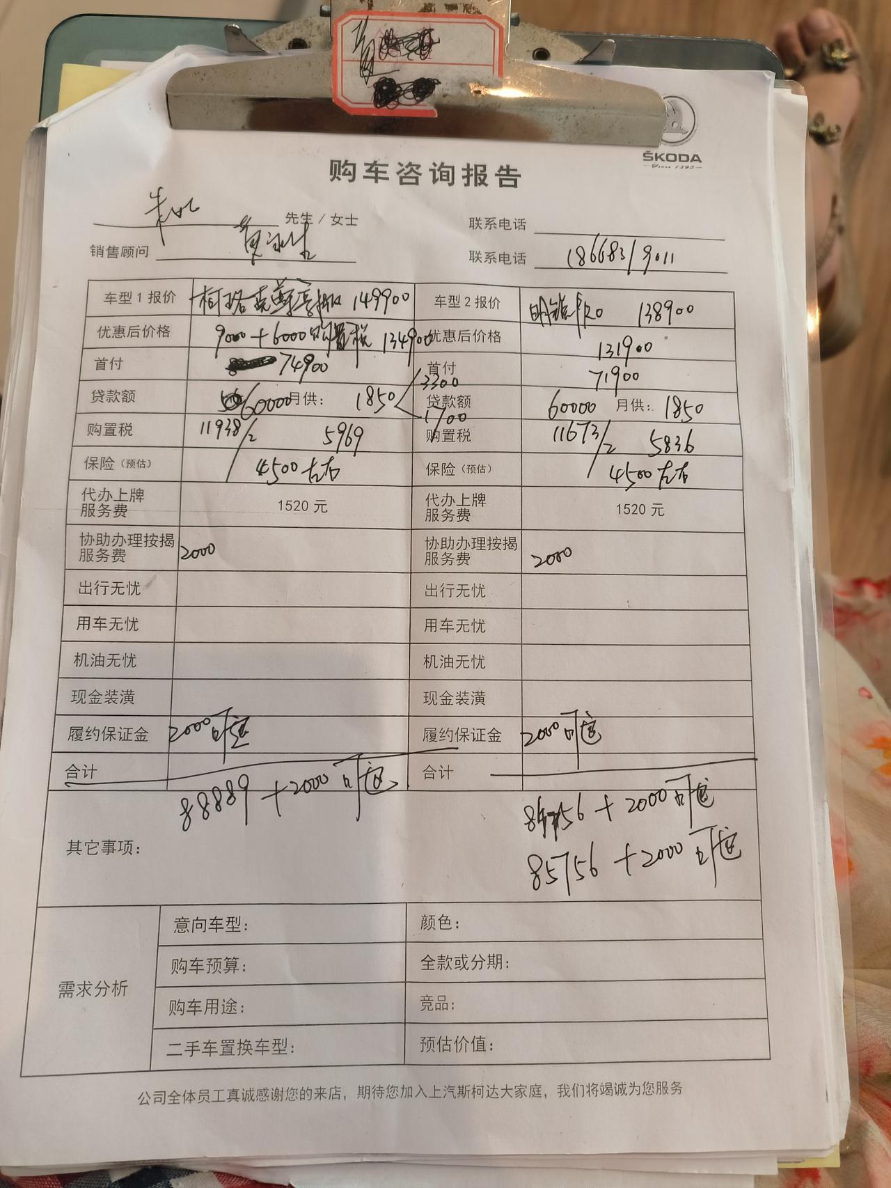 斯柯达柯珞克 这个价格高吗？正在谈