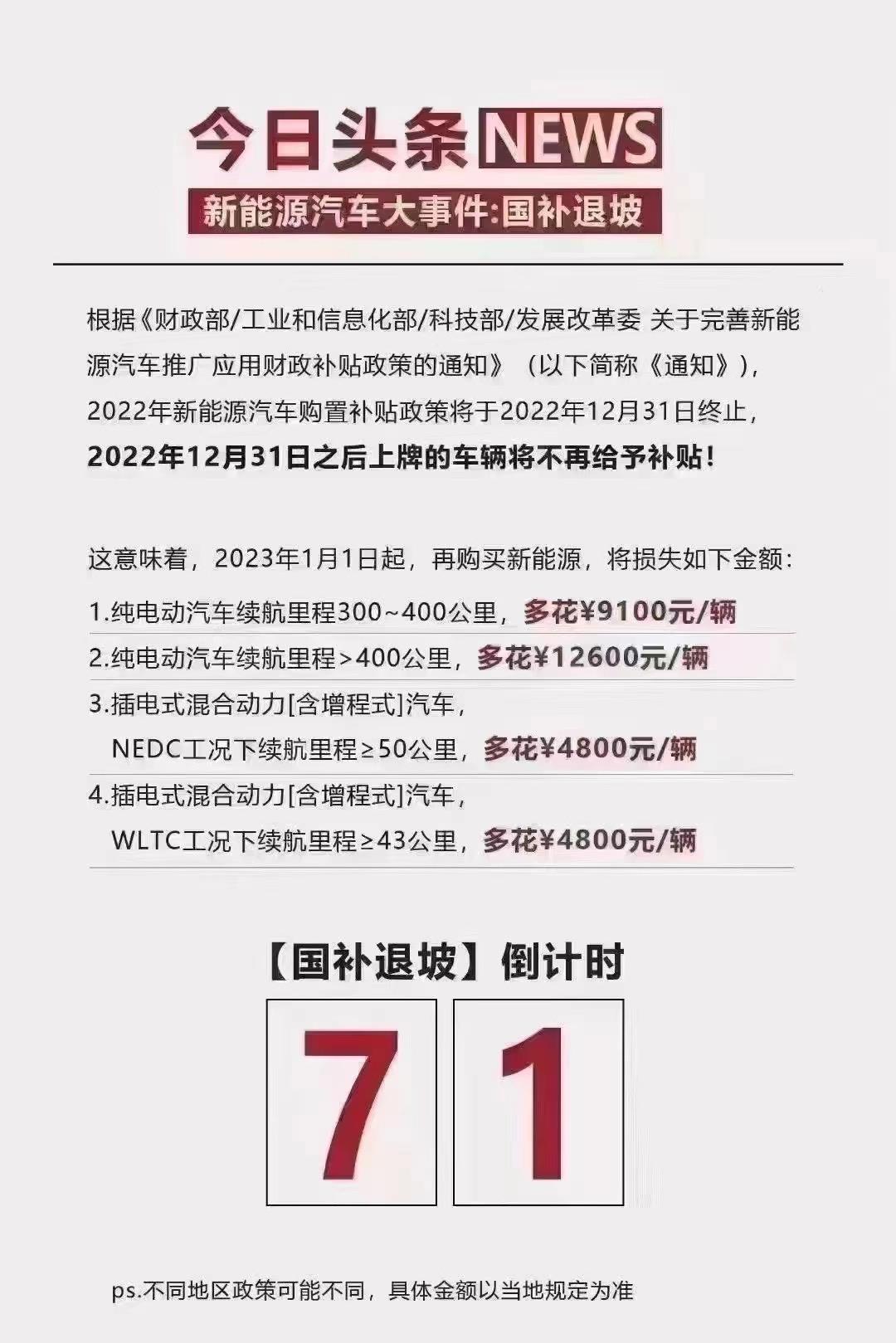 哪吒哪吒S 有广东定哪吒s的车友嘛？ s有国补吗？怎么我的销售没跟我说