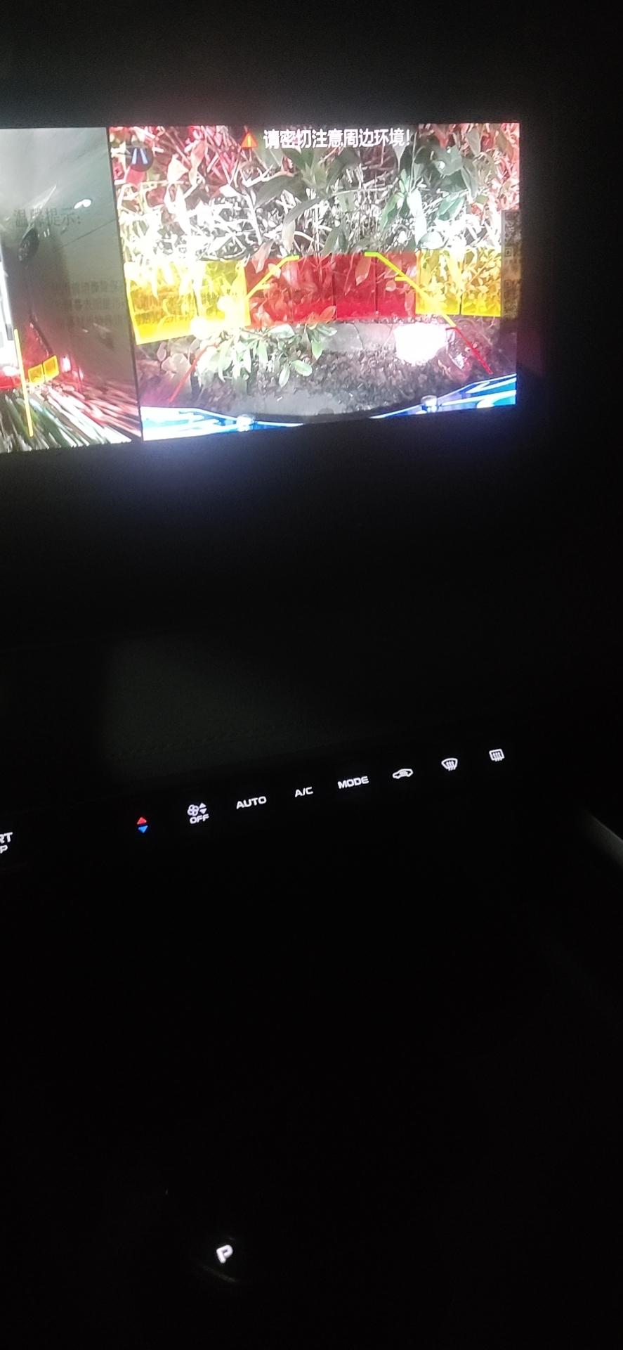 吉利星瑞 你好，请问你倒车的时候能看见车牌照吗