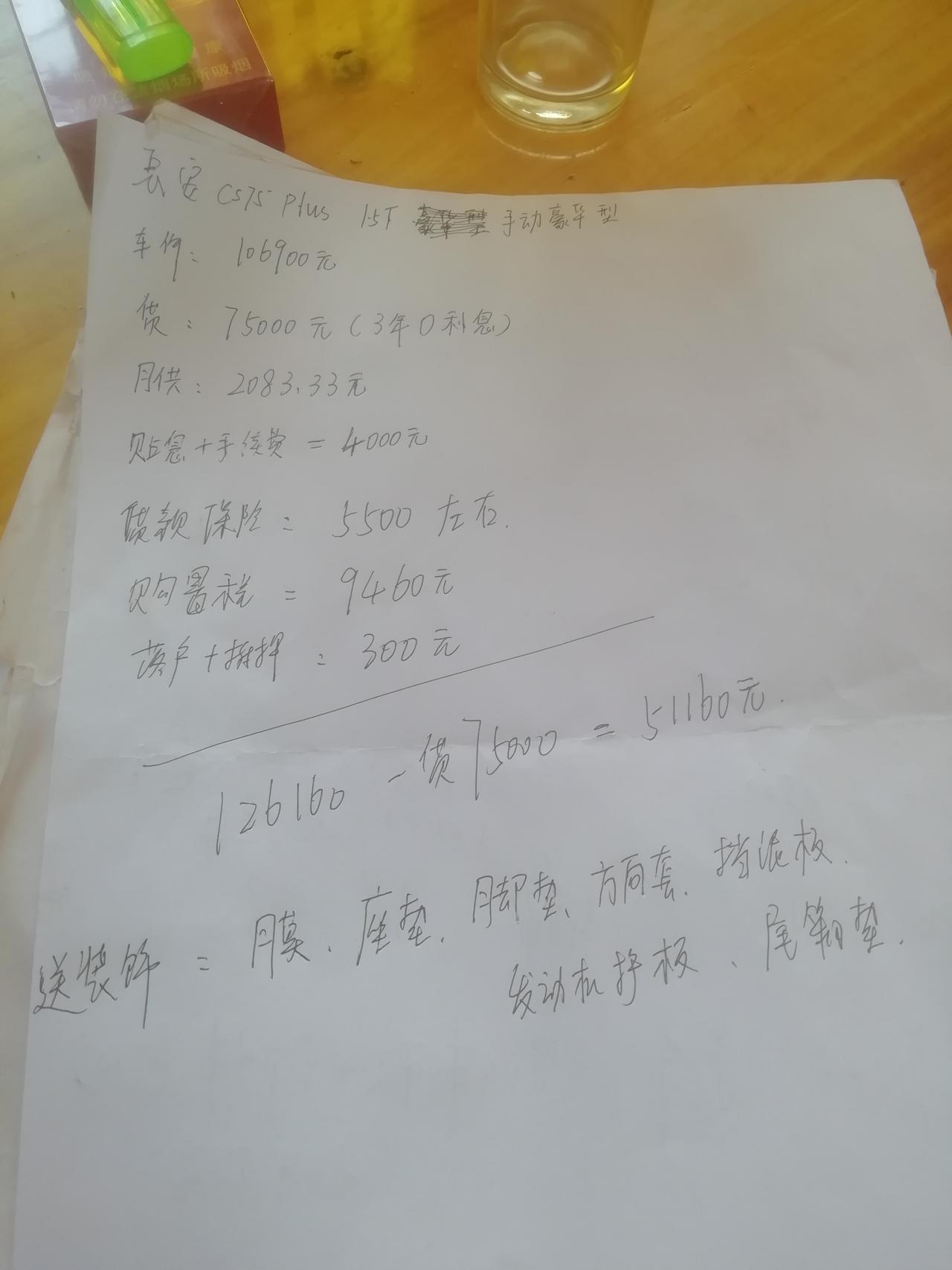 长安CS75 PLUS 这个价钱买合适吗？有没有朋友知道的，麻烦指点下