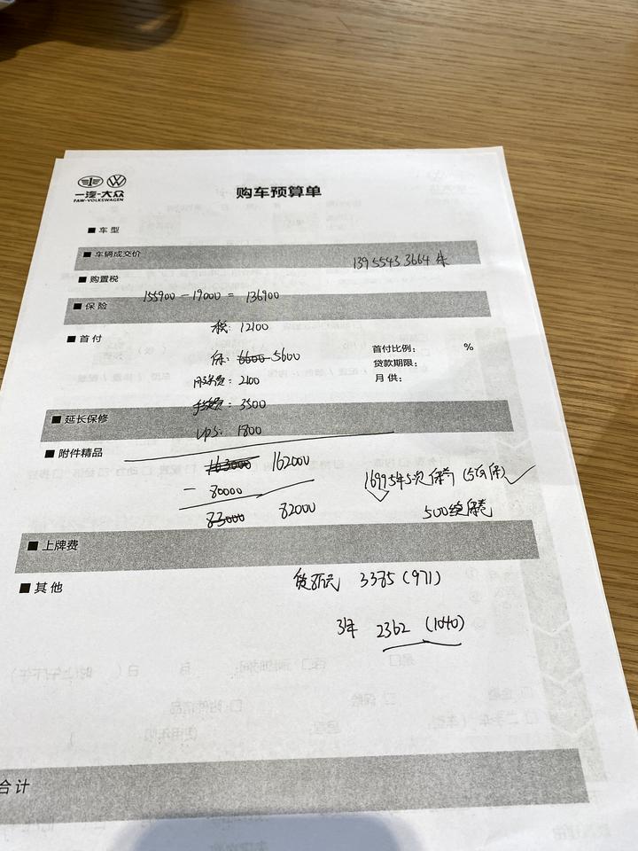 大众速腾 1.4超越这个价格合不合适，还可以谈