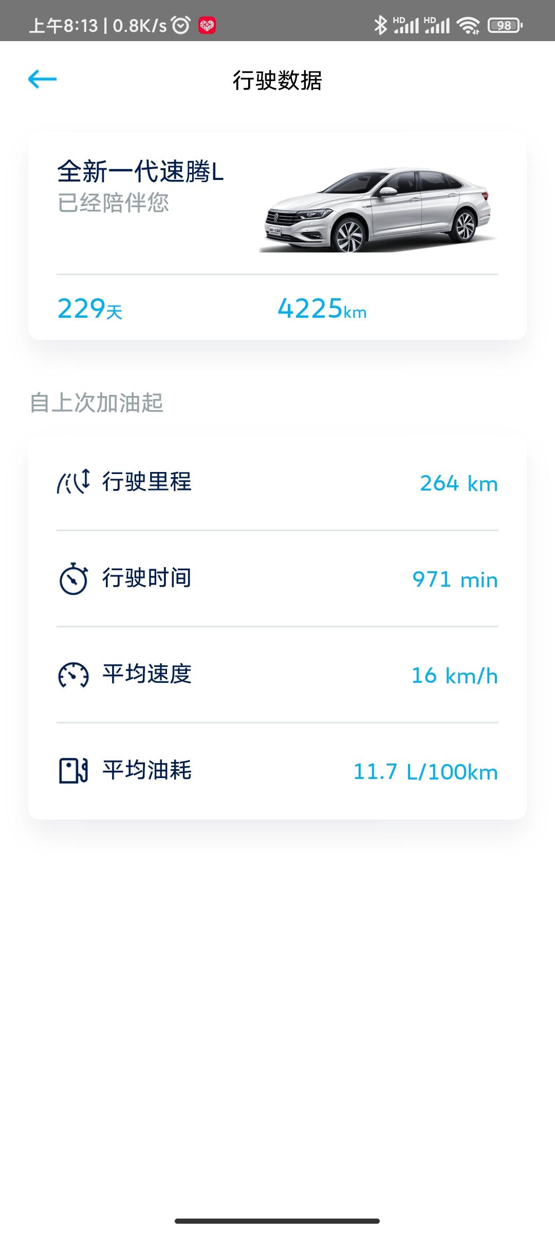哈尔滨速腾真实油耗。看看你们说的5-6升油耗的，你们是天天跑高速吗？这是哈尔滨零下20度换完雪地胎开车真实油耗。
