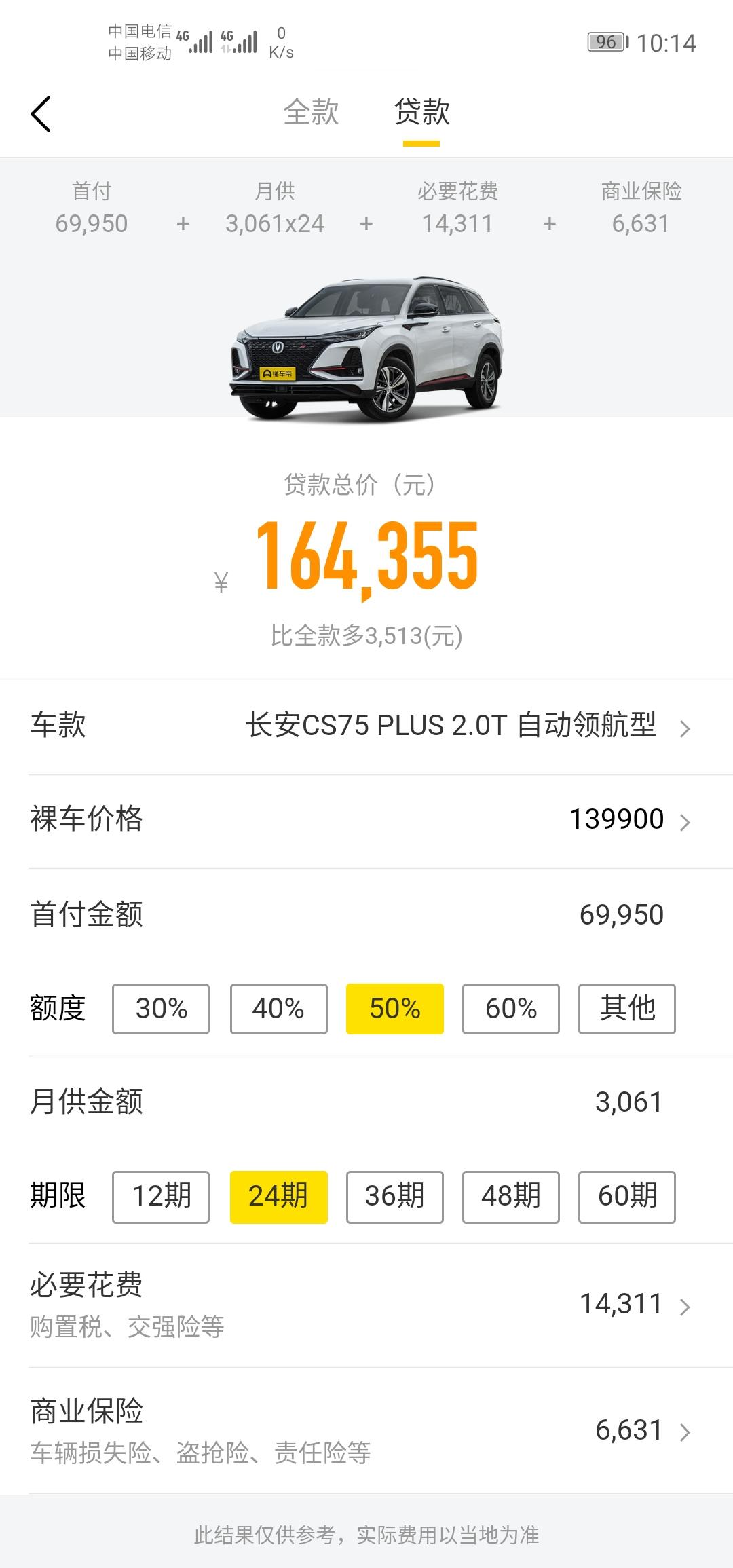 长安CS75 PLUS 在这个价格基础上还有没有其它的费用？？