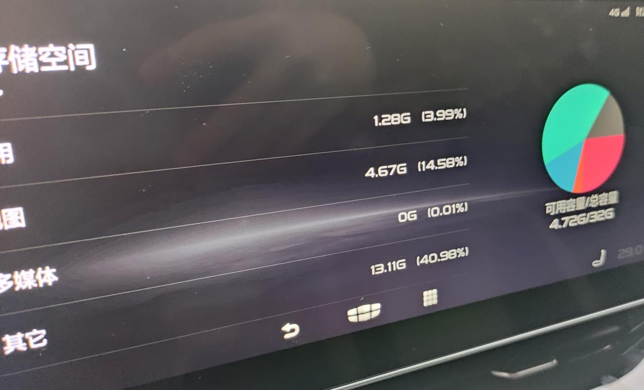 吉利星瑞 为什么我把高德地图的地图包删除一些以后，可用空间还是没有变大？系统显示地图空间确实少了，但是其他突然变多了，可