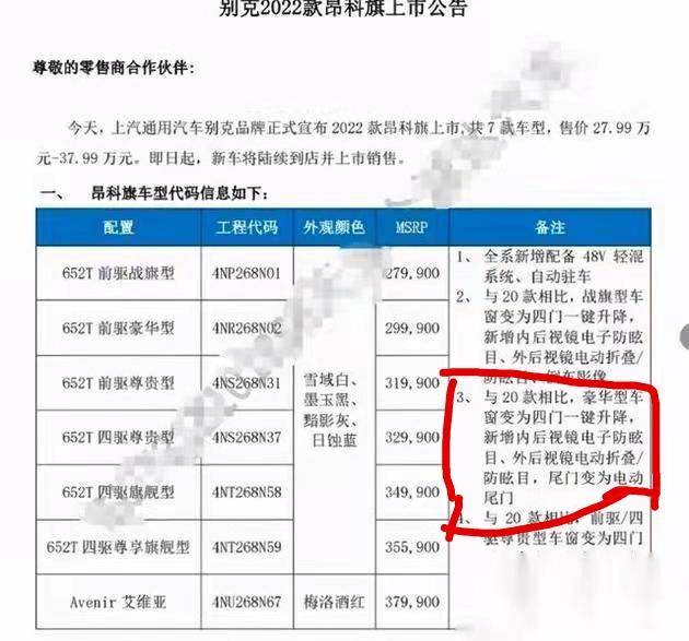 别克昂科旗 本人准备定2022款两驱豪华请问哪位真实车主能告诉我到底有没有图片上的这些功能    万分感谢