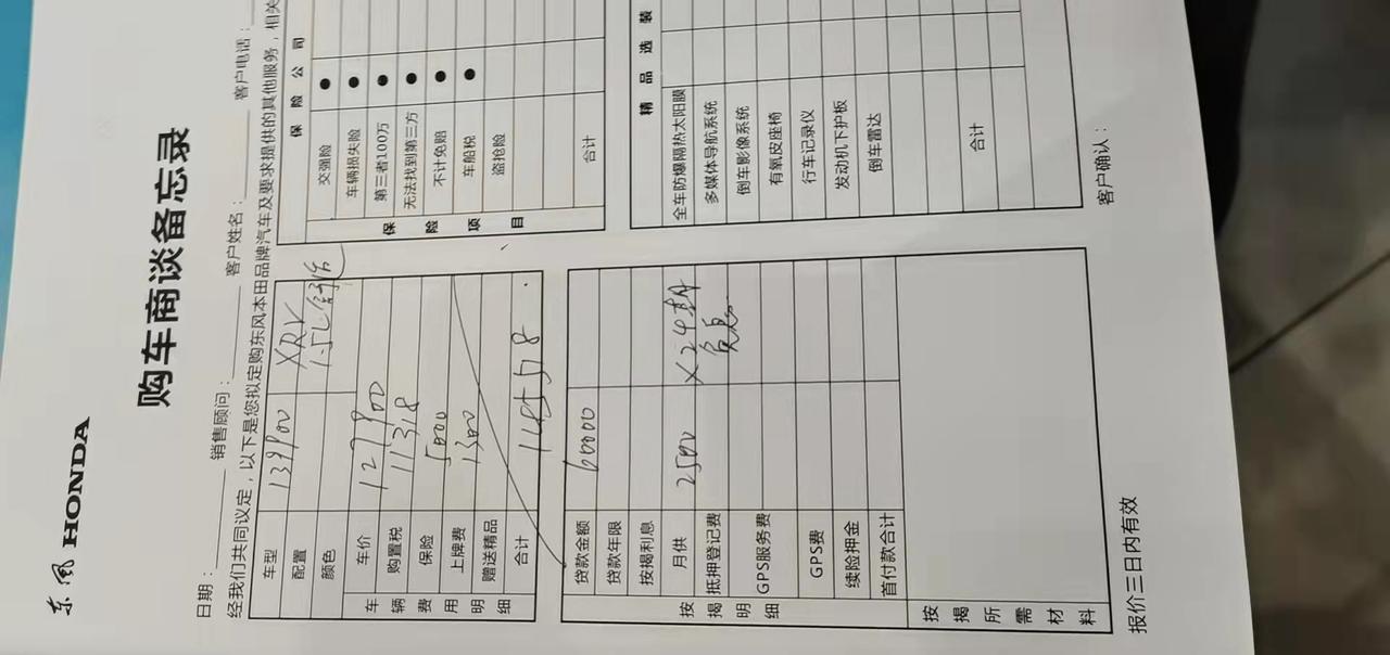 本田XR-V 各位大哥帮忙看看是不是太贵了，我看大家都是13个w左右