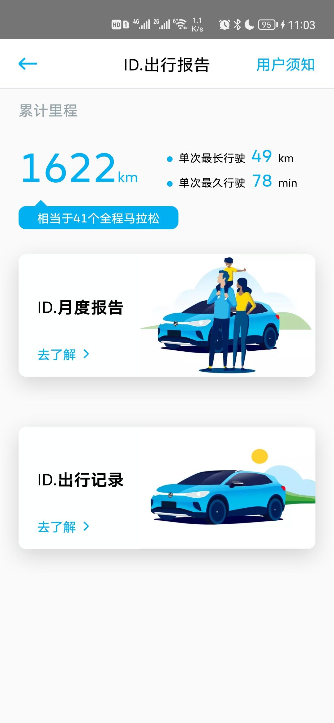 大众ID.6 CROZZ 为什么行程记录不更新了？