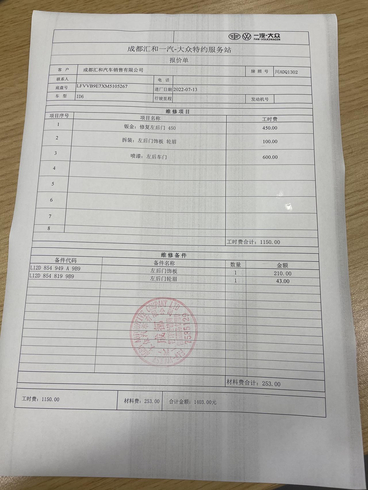 大众ID.6 CROZZ 各位大佬们帮我解答下4s店报价是不是坑我了？