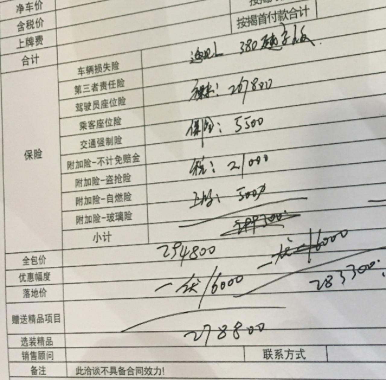 大众途观L 380越享，两年免息，最后谈的26.4万。深圳，只有一辆黑色现车。贵吗？说旗舰没现车，不知道要等到啥时候