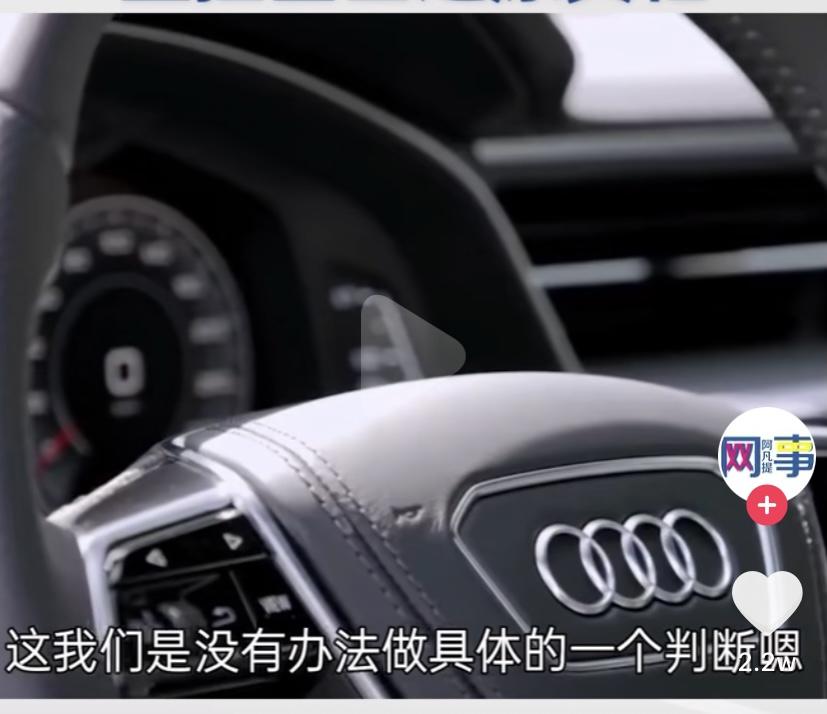 奥迪A6L 有点好奇这是哪款 方向盘带缝线的 高级