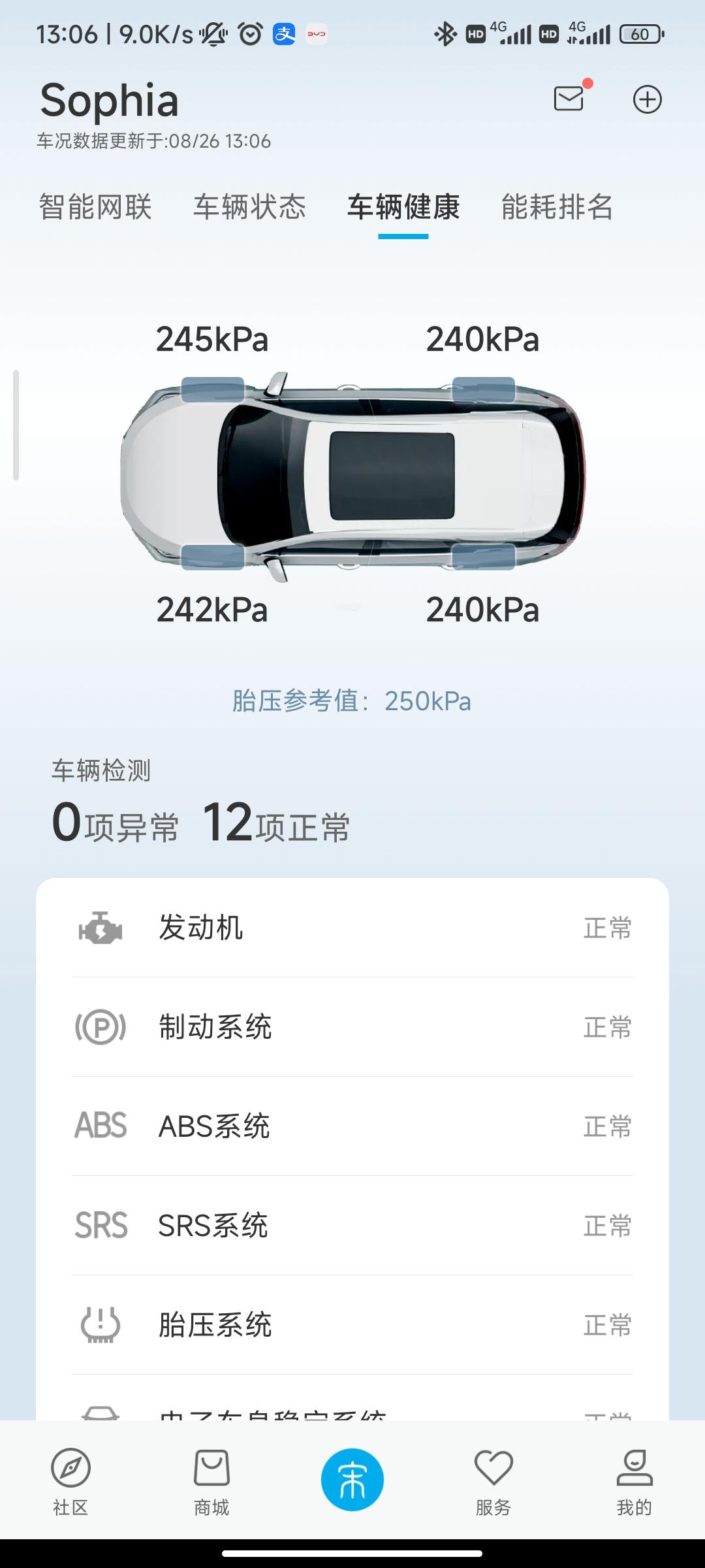 比亚迪宋PLUS DM-i 为什么我的车右前胎充气后过段时间就比其他胎气压低呢？谁有这种情况吗？