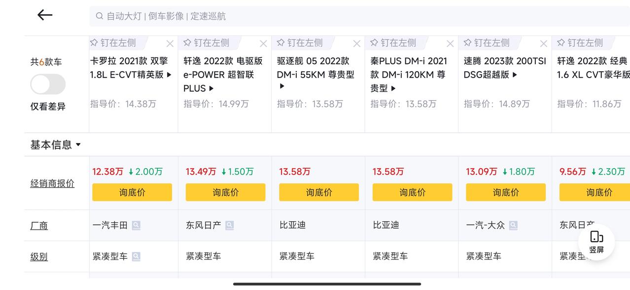 比亚迪宋PLUS DM-i 各位车主，本人小白一枚。图中几款车型拿不定主意，老婆喜欢日系车，我喜欢比亚迪。所以发圈征求下