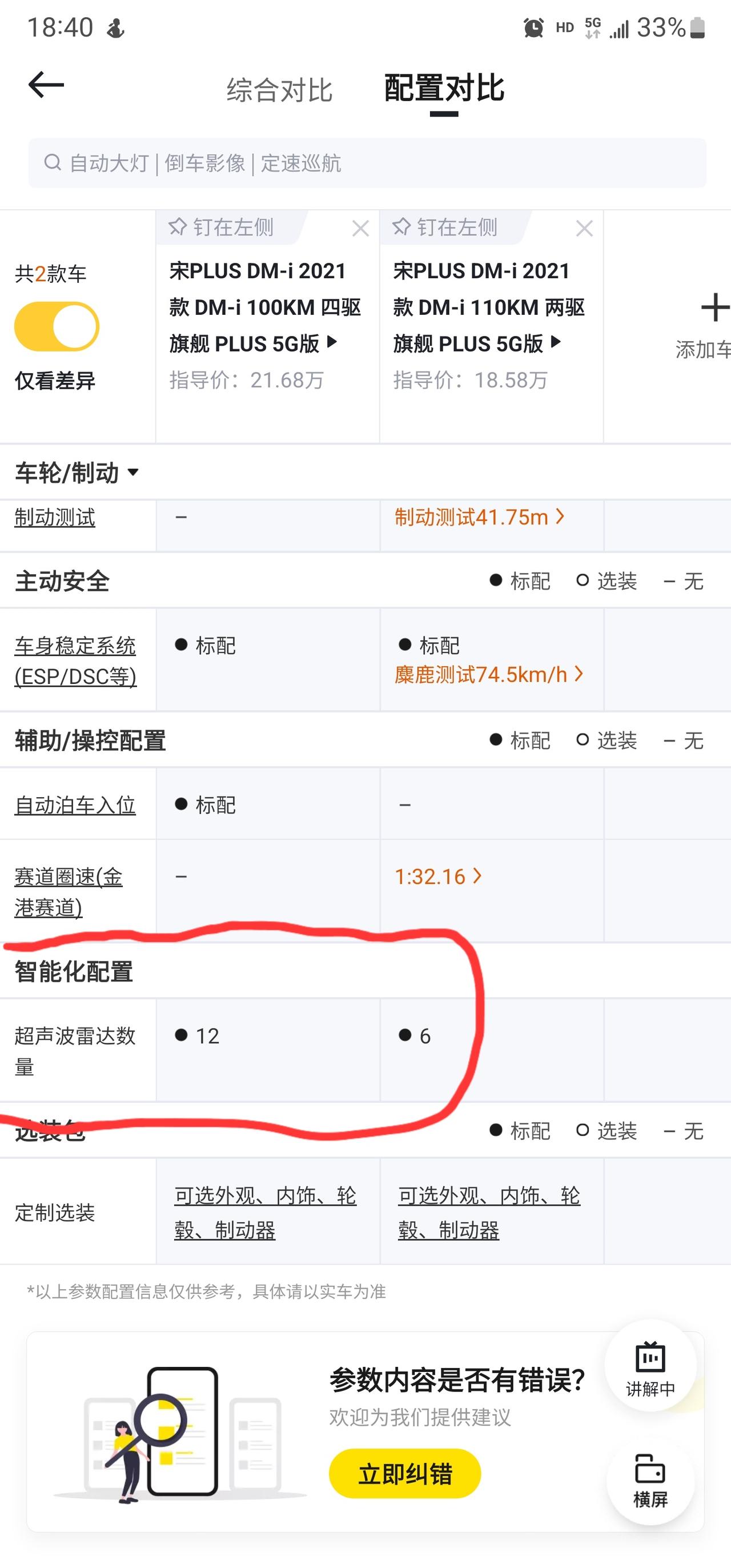 比亚迪宋PLUS DM-i 两驱比四驱的雷达数量差了一倍，四驱多出来的6个雷达是用来干嘛的