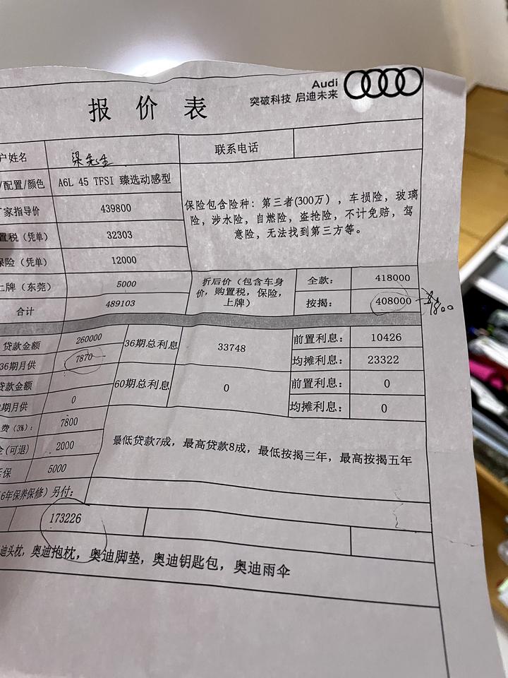奥迪A6L 坐标东莞这个价格还能在哪下?兄弟们