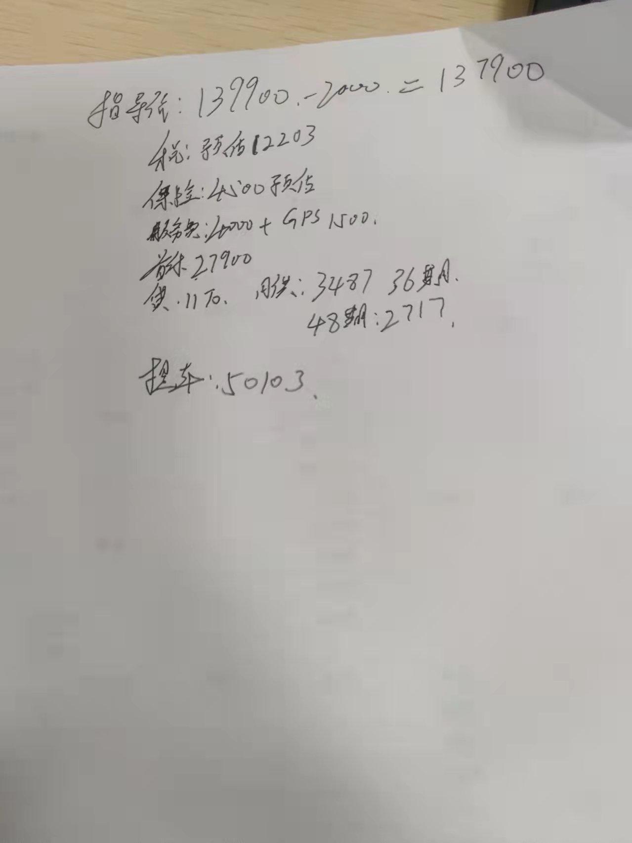 长安CS75 PLUS 领航版，兄弟们看看，4s店给我算的