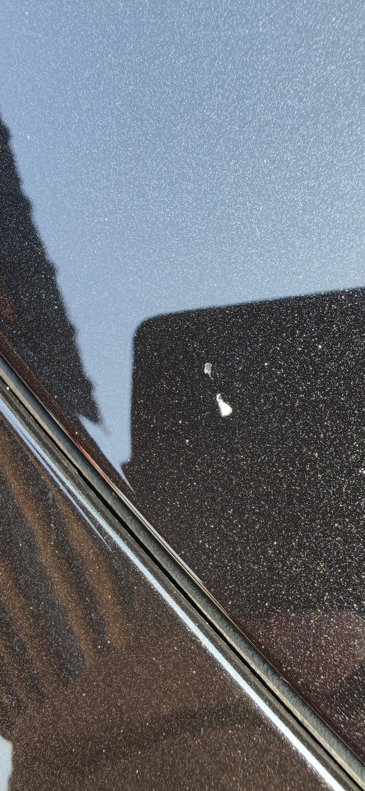 领克01 今天洗车发现的，引擎盖上芝麻粒大小的，能看到白底，要处理么？会不会生锈？