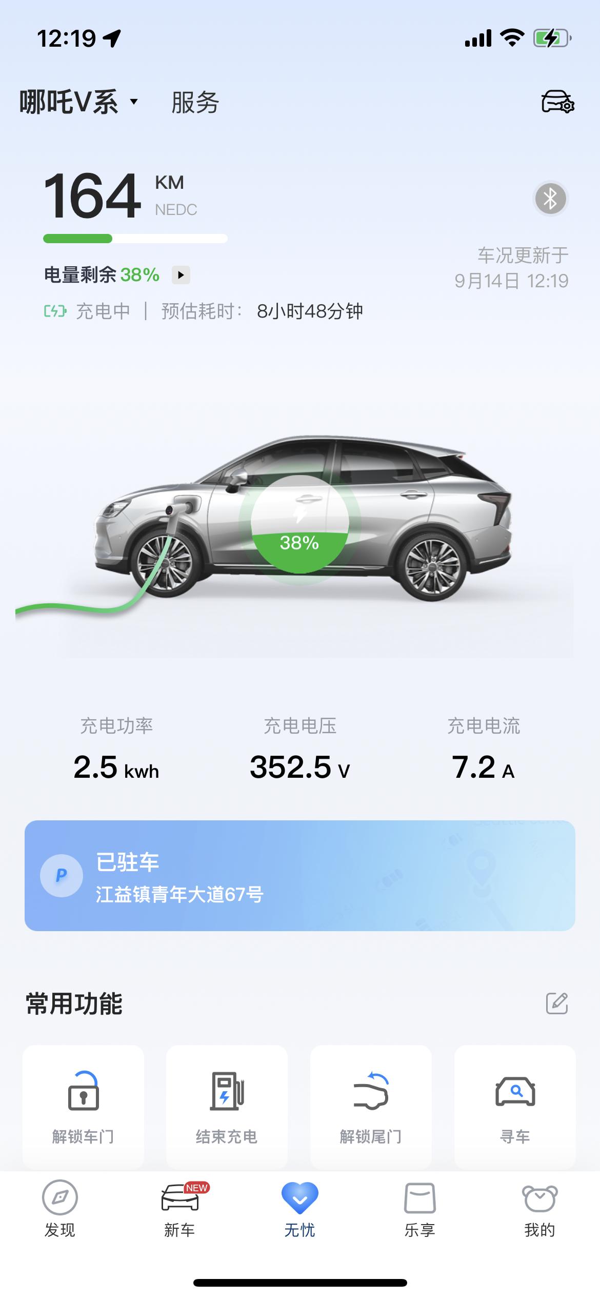 哪吒哪吒V 电量剩下38%，续航显示150公里，跑市区，最后只跑了70公里左右，这打折太厉害了，正常吗