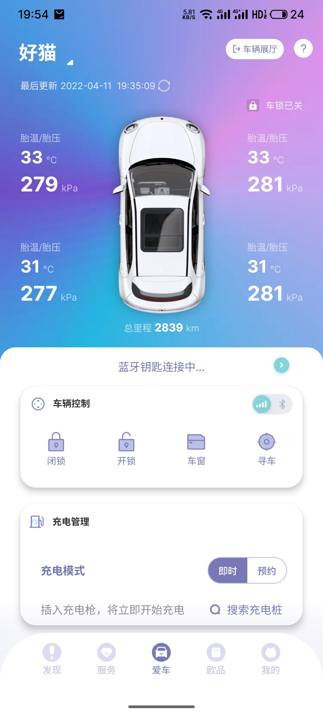 欧拉好猫 这个胎压是不是高了呀