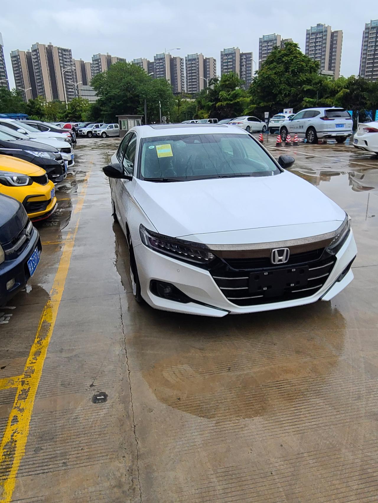 本田雅阁 纪念一下，提车10.5代锐智一个月，第一辆车没啥问题，大家早买早享受，经常大脚油门也就5.4的油耗