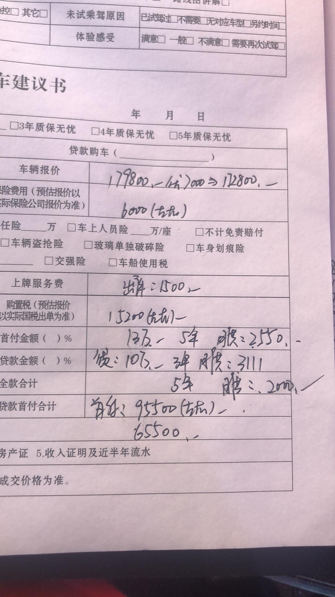 本田雅阁 请教一下各位大神 22款舒适260 这个价格可以吗？