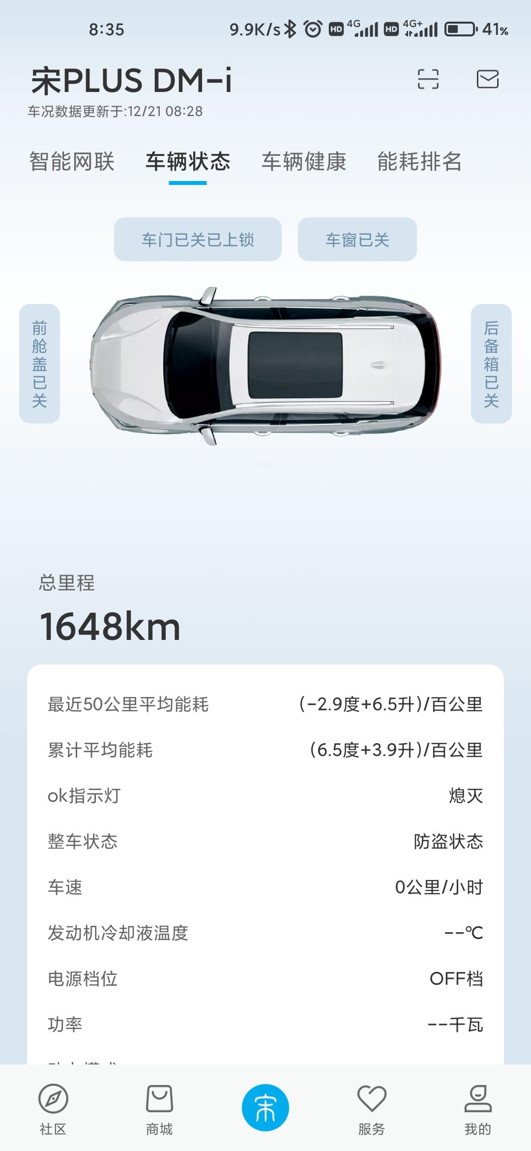 比亚迪宋PLUS DM-i 感觉我这冬天有点费油啊？坐标河北廊坊