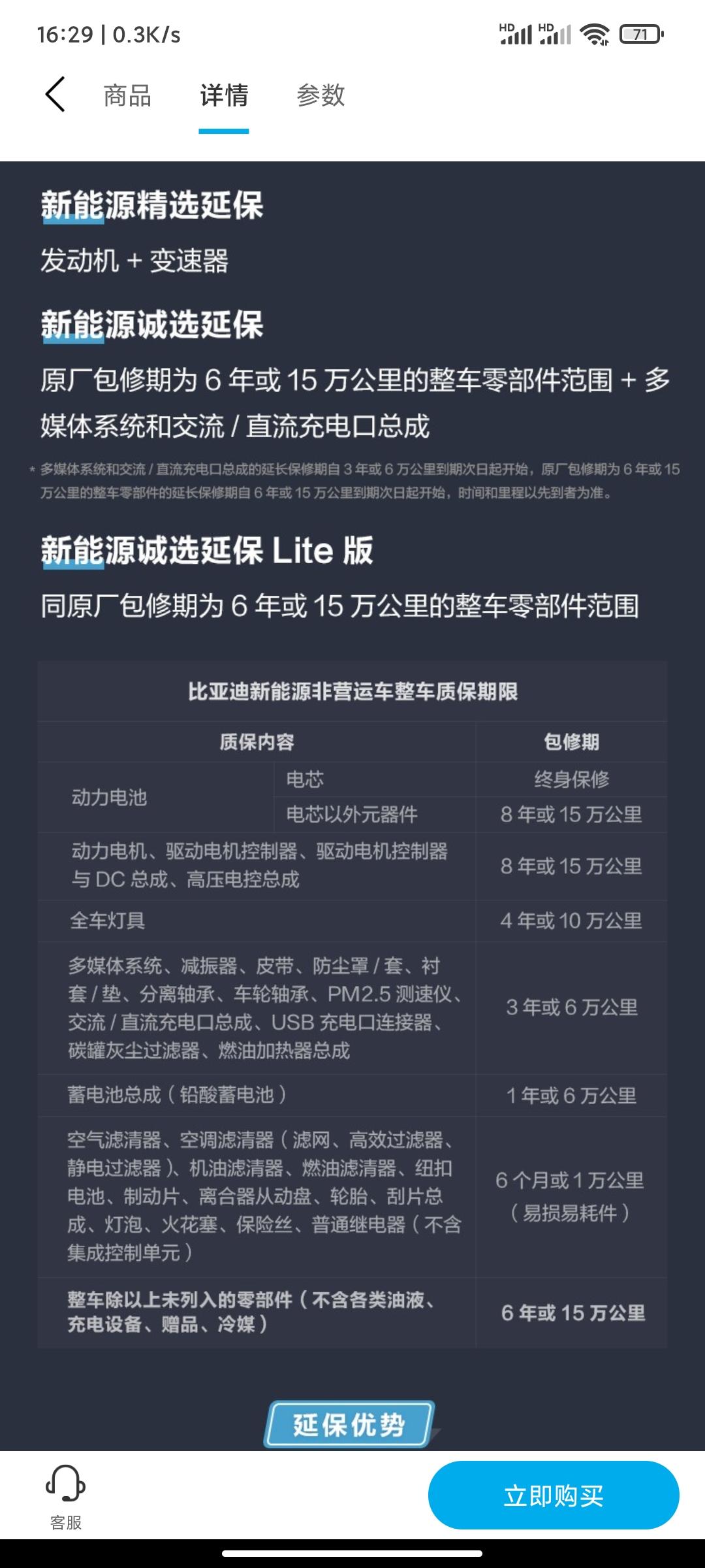 比亚迪宋PLUS DM-i 比亚迪商城里的官方延保现在有优惠，有没有买的价值？还有出险修过能买吗？