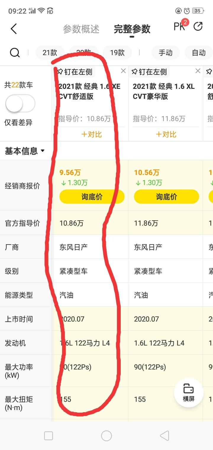 日产轩逸 21款日产奸逸经典1.6L舒适版，什么价位合适了