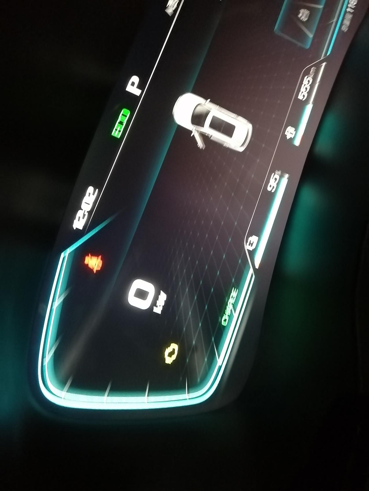比亚迪宋PLUS DM-i 各位，停车以后这个灯点亮是什么意思啊