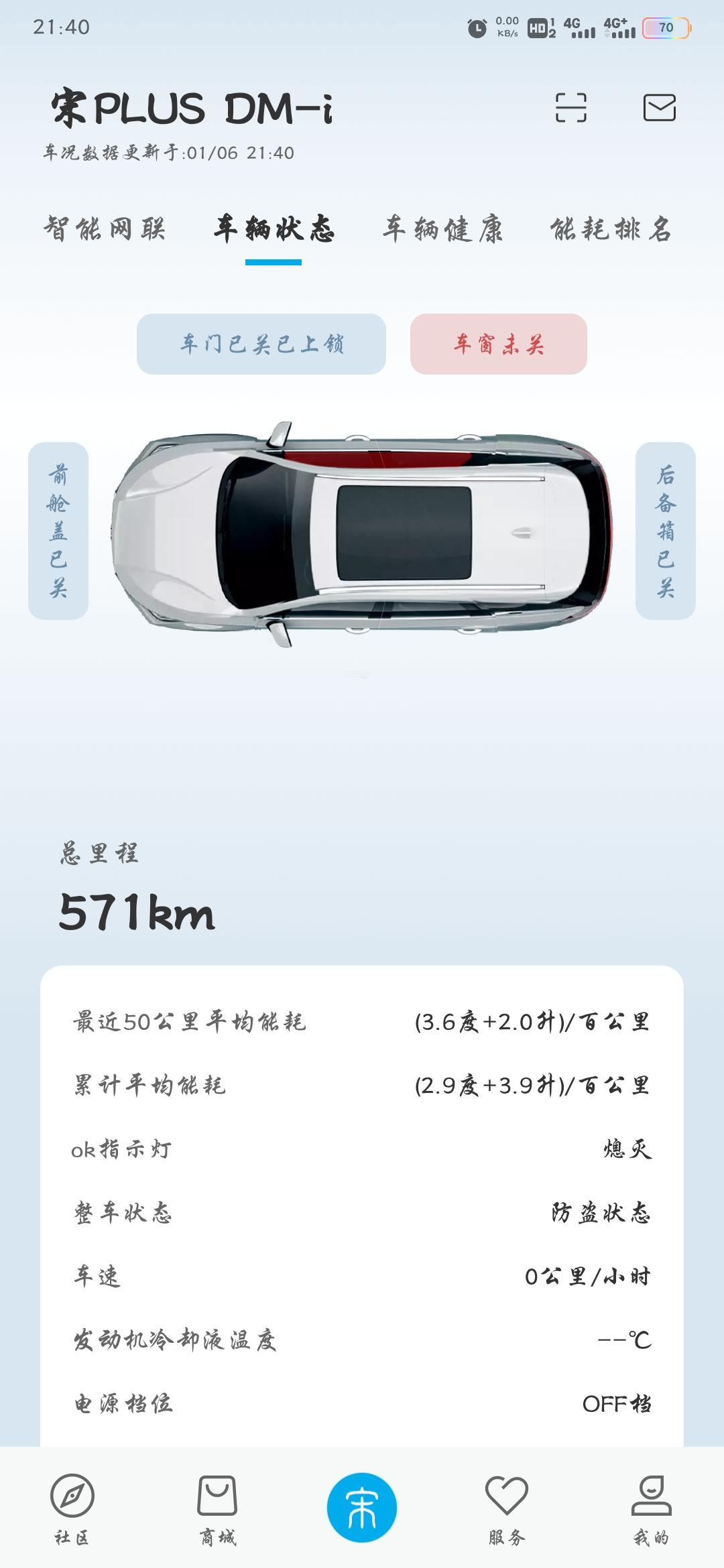 比亚迪宋PLUS DM-i 有没有兄弟遇到过遮阳帘锁车后自动开起5－6厘米的情况？还有车窗我关了，手机提示没关？